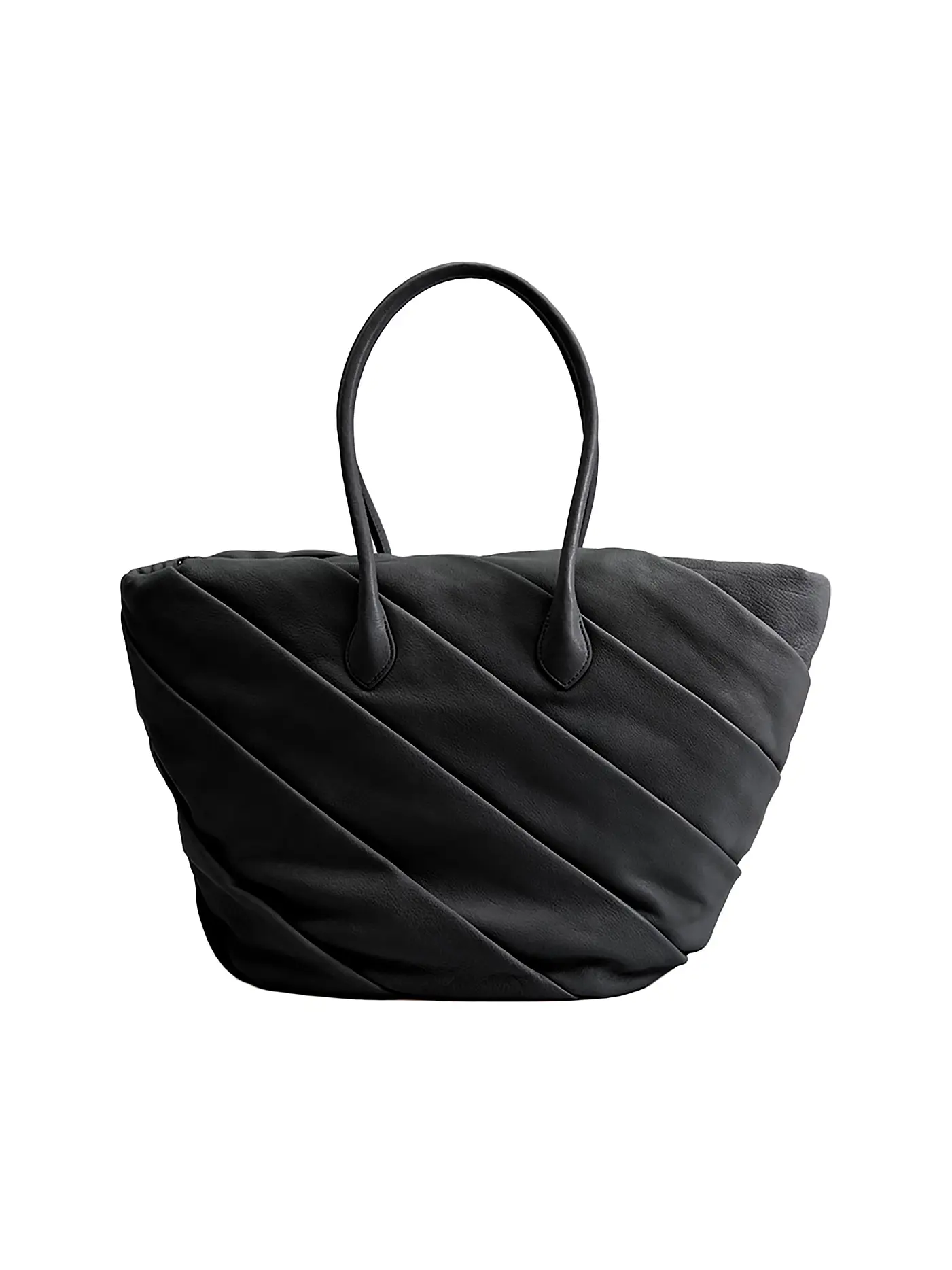 LES VISIONNAIRES | Ledertasche - Shopper Noa | schwarz